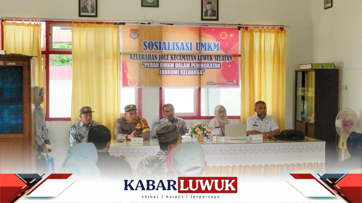 Sosialisasi UMKM Tingkatkan Ekonomi Keluarga di Jole