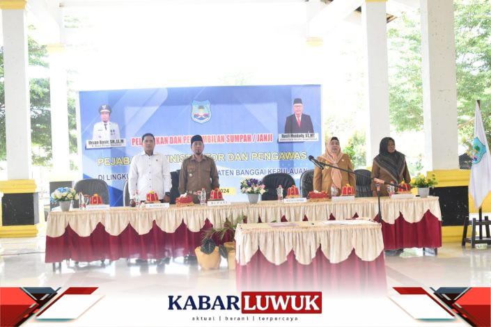 Pj. Bupati Bangkep Lantik 120 Pejabat Eselon 3 Dan 4