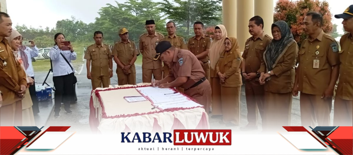 Pj Bupati Bangkep Pimpin Apel Bersama OPD Di Rangkaikan Dengan Pemusnahan Arsip