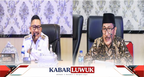 Bupati Banggai Ir. H. Amiruddin bersama Kemenag Banggai, Suardi Kandjae Rapat Pemulangan Jamaah Haji 2024 Asal Kabupaten Banggai