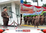 Kejari Banggai Gelar Upacara Hari Bhakti Adhyaksa, Akselerasi Penegakan Hukum Modern Menuju Indonesia Emas