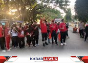 Jalan Sehat Pinasa Herwin-Hepy Tunjukkan Cinta dan Komitmen Warga Banggai