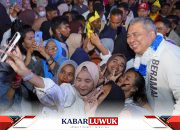 Ribuan Warga Antusias Sambut Orasi Politik Ahmad Ali di Lapangan Sandana Tolitoli
