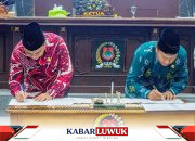 Pemkab dan DPRD Banggai Teken Nota Kesepakatan APBD 2024