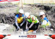 Peletakan Batu Pertama Pembangunan Gedung SPKT Baru Oleh Kapolres Banggai