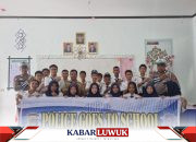 Satlantas Banggai Edukasi Pelajar SMP soal Bahaya Berkendara