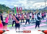 Senam DSCD Perdana Meriah di Kota Salakan
