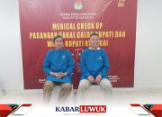 Herwin-Hepy Jalani Pemeriksaan Kesehatan Pilkada Banggai 2024