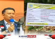 Pembangunan Tembok Penahan Tanah di Saiyong Serap Tenaga Kerja