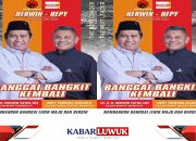 Herwin-Hepy Siap Maju Pilkada Kabupaten Banggai dengan PDIP-Hanura