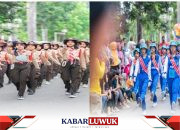 Antusiasme Warga Kabupaten Banggai Meriahkan Lomba Gerak Jalan HUT RI ke-79