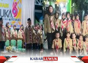 Semarak Pawai Obor, Wabup Banggai Pimpin Ulang Janji Pramuka