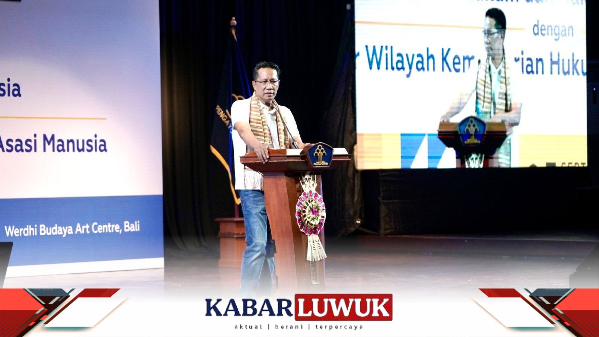 Menteri Hukum dan Hak Asasi Manuasi Republik Indonesia, Supratman Andi Agtas Menyampaikan Pesan Kepada pimpinan Tinggri Pratama Lingkup Kemenkumham