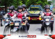 Srikandi Polwan Banggai, Patroli Sepeda Motor untuk Keamanan dan Ketertiban Menjelang Pilkada”