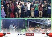 Warga Desa Bobu Antusias Sambut Yutdam Mudin Meski Diguyur Hujan