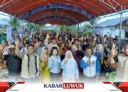 Spirit Banggai Hebat, Paslon Nomor 3 Bersama Warga Ucapkan Selamat Buat Prabowo