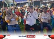 Ribuan Warga Masama Hadiri Kampanye Cagub Ahmad Ali di Tengah Hujan