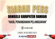 Siaran Pers: Bawaslu Banggai Tegaskan Tidak Ada Pelanggaran Kampanye di Masjid