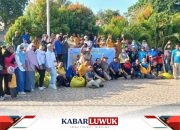 Jelang Hari Bakti PUPR ke-79, Dinas PUPR Banggai Gelar Kerja Bakti Bersihkan Teluk Lalong