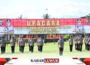 Wakapolda Resmi Lantik 129 Bintara Polri SPN Polda Sulteng