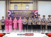 Kapolres Pimpin Sertijab di Lingkungan Polres Banggai