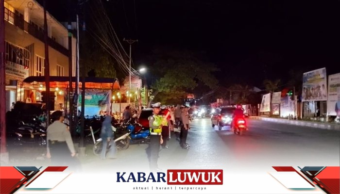 Kapolres Banggai Apresiasi ketertiban Masyarakat Nobar Sidang Putusan MK
