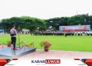 Jelang Putusan MK, Polres Banggai Gelar Apel Gabungan Bersama TNI