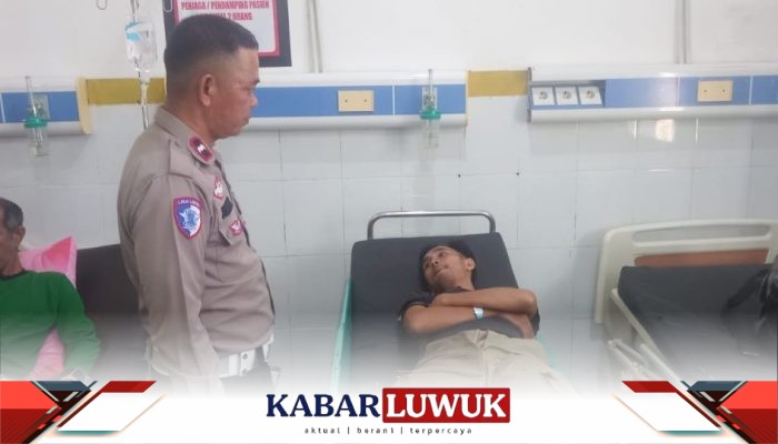 Polisi Olah TKP Truk Tangki BBM Masuk Jurang di Luwuk