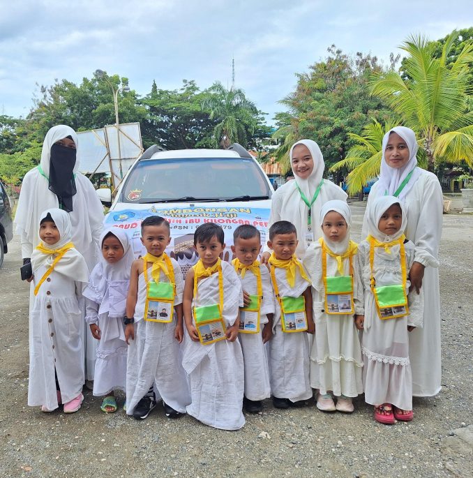 PAUD Kasih Ibu Kilongan Gelar Manasik Haji di Masjid Agung An Nur Luwuk