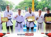 Kapolres Banggai Dampingi Dansat Brimob Polda Sulteng Buka Gashuku dan Ujian INKANAS Zona V