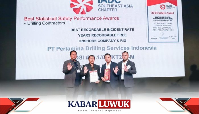 Pertamina Drilling Raih Penghargaan Internasional dari IADC Asia Pacific 2025
