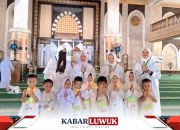 PAUD KB Kasih Ibu Kilongan Permai Gelar Manasik Haji di Masjid Agung An Nur Luwuk