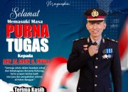 AKP Amin Purna Tugas Kapolres Banggai Ucapkan Terima kasih