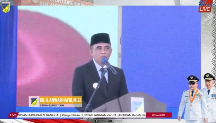 Gubernur Sulteng Minta 100 Hari Kerja Bupati Banggai dan Parimo Harus Nyata Wujudkan Visi dan Misi