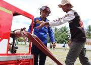DSLNG Gelar Pelatihan Pencegahan dan Penanggulangan Kebakaran di Desa Uso