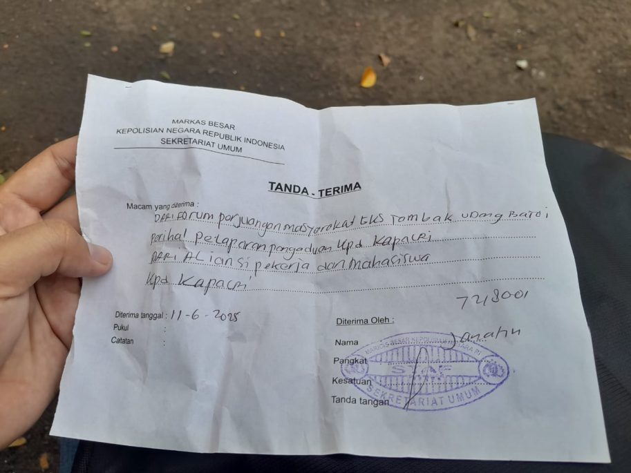 Dugaan Pidana dan Pelanggaran HAM PT KFM di Laporkan Mabes Polri