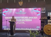 Konferensi Tahapan Pemilihan 2024, Bupati Banggai sebut Pilkada Tahun Ini Lebih Baik dari Sebelumnya