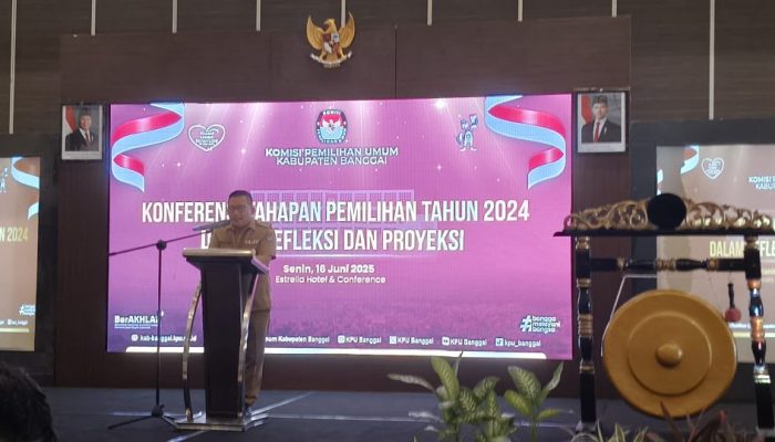 Konferensi Tahapan Pemilihan 2024, Bupati Banggai sebut Pilkada Tahun Ini Lebih Baik dari Sebelumnya