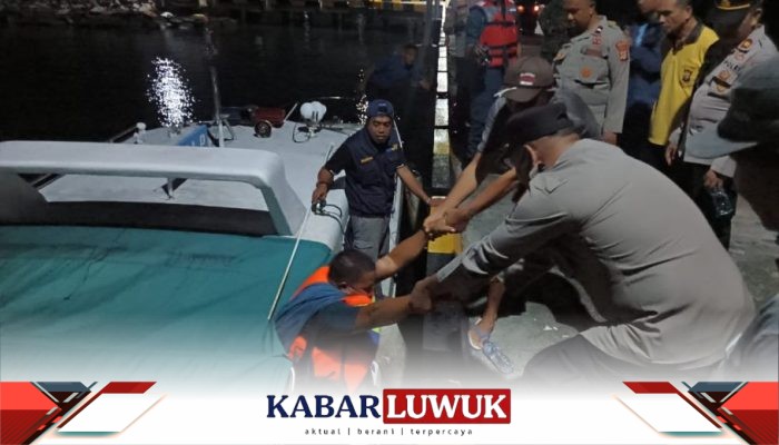Polsek Pagimana Bantu Evakuasi Penumpang Kapal Tenggelam