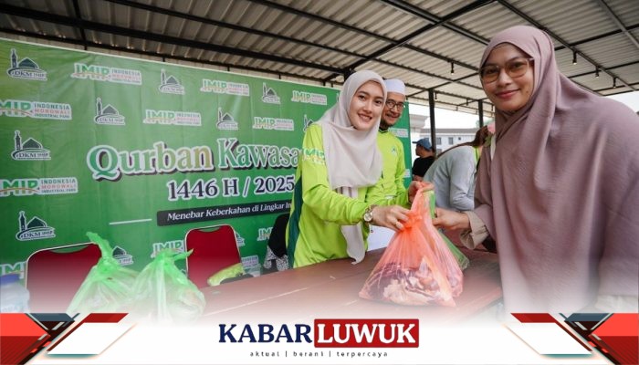 Idul Adha 1446H, DKM PT IMIP Bagikan 1.000 Paket Daging Kurban