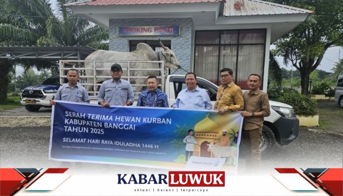 DSLNG Salurkan 19 Ekor Sapi Kurban Sambut Idul Adha 1446 H