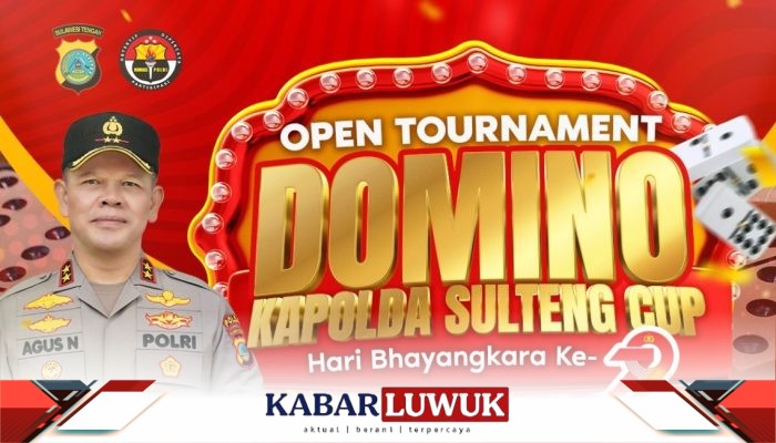 Domino Kapolda Sulteng Cup Hari Bhayangkara Ke-79, Perebutkan 2 Mobil MPV
