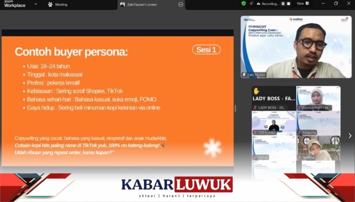 Telkom Regional 5 Gelar JOIN Insight “Copywriting Cuan: Seni Menulis Deskripsi Produk Agar Laku Keras”