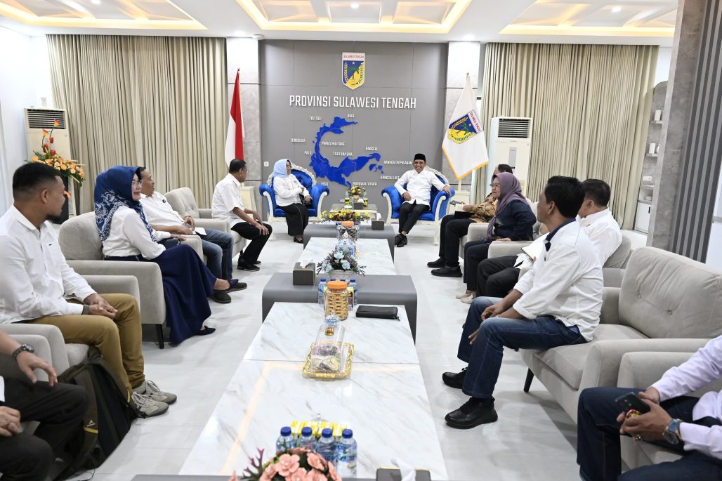 Gubernur Sulteng Terima Audiensi Gapensi, Bahas Peran Strategis dalam Pembangunan Infrastruktur