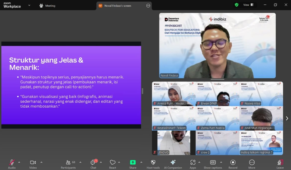 Dari Mengajar ke Berkarya Digital: Telkom Regional 5 Gagas Transformasi Guru di
Era Edutech