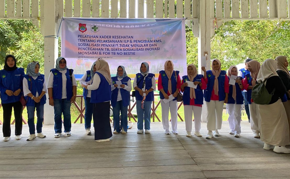 DSLNG Dorong Kader Posyandu Batui Lebih Tangguh Hadapi Penyakit Tidak Menular dan Cegah Stunting dan TB