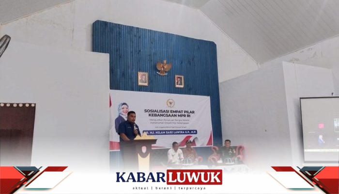 Nilam Sari Lawira Sosialisasikan Empat Pilar Kebangsaan di Desa Adean Balut
