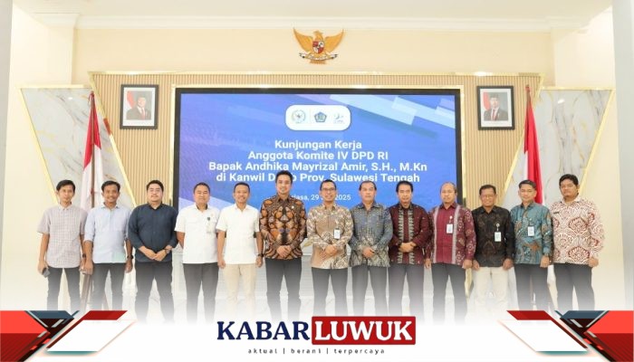 Reses ke DJPb Sulteng, Senator Andhika Amir Soroti Sisa Salur DBH dan Ketepatan TKD