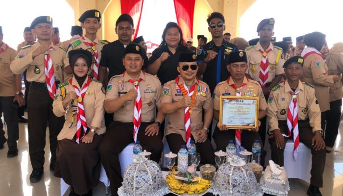 Saka Bahari Kwarcab Banggai Binaan Posal Luwuk Lanal Palu Raih Predikat Saka Terbaik pada Apel Besar HUT ke 64 Pramuka