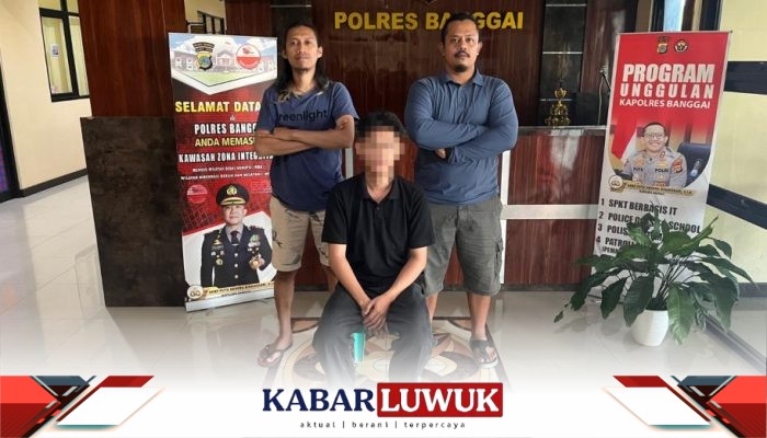 Polisi Amankan Pria di Luwuk Usai Aniaya Pacar Gegara Cemburu
